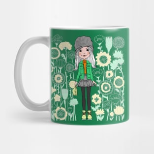 Hipster girl Mug